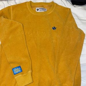 Yellow Dutch bros pullover